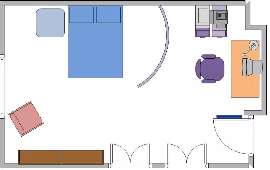 5نمونه طراحی داخلی اتاق کار3